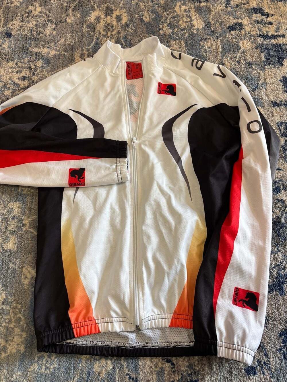 Cavalo Cycling Jacket Size S Full Zip Long Sleeve